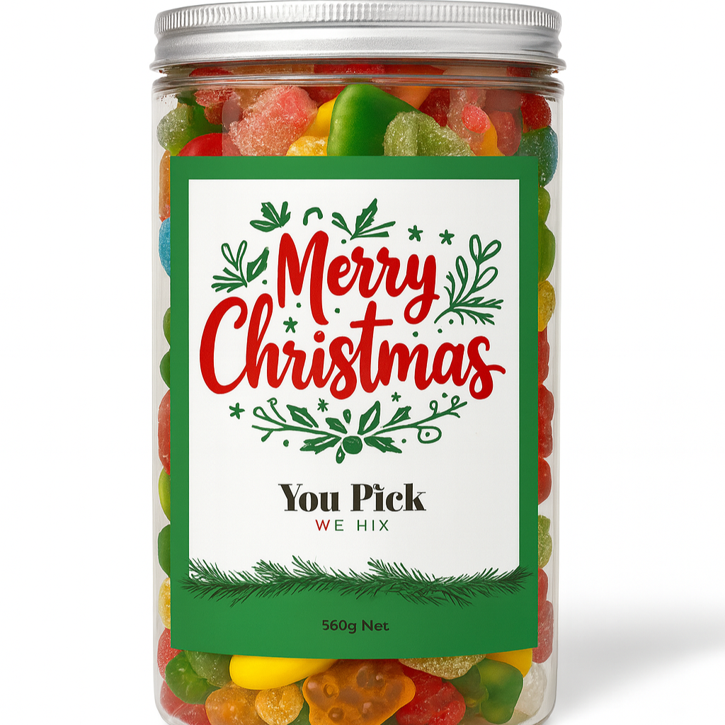 Merry Christmas Medium Jar 700ml