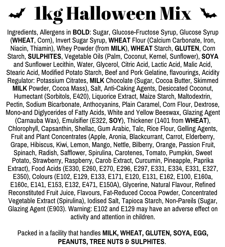 1kg Halloween Mix