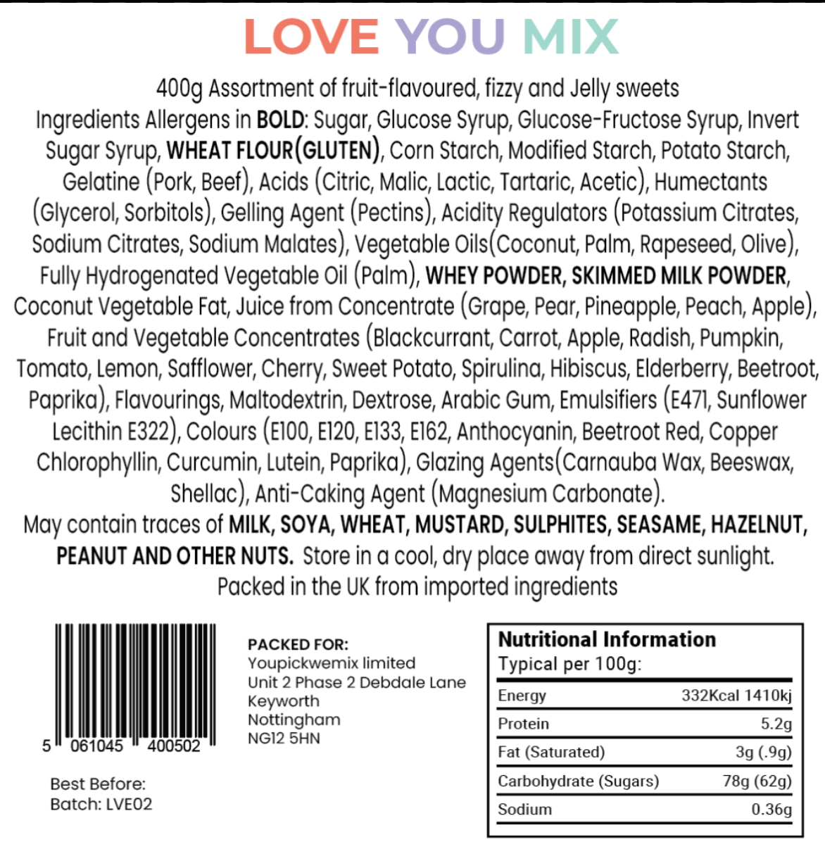 Love You Mix | 400g