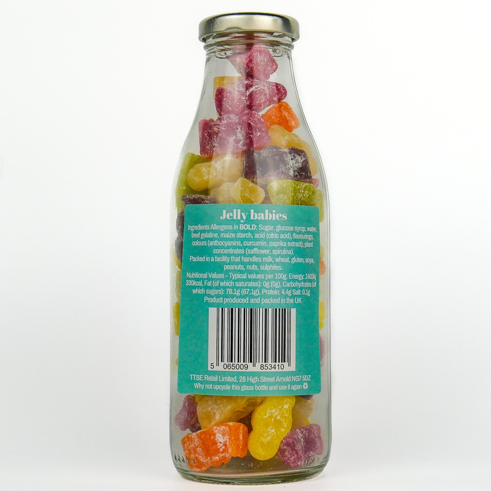 Jelly Babies Milk Bottle