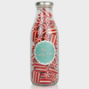 Candy Canes Glass Bottle